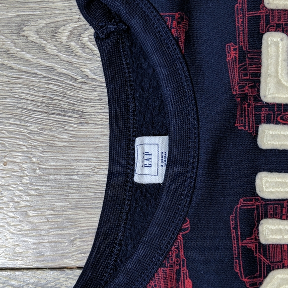 Baby Gap Firetruck Sweat Set - Picture 3 of 7